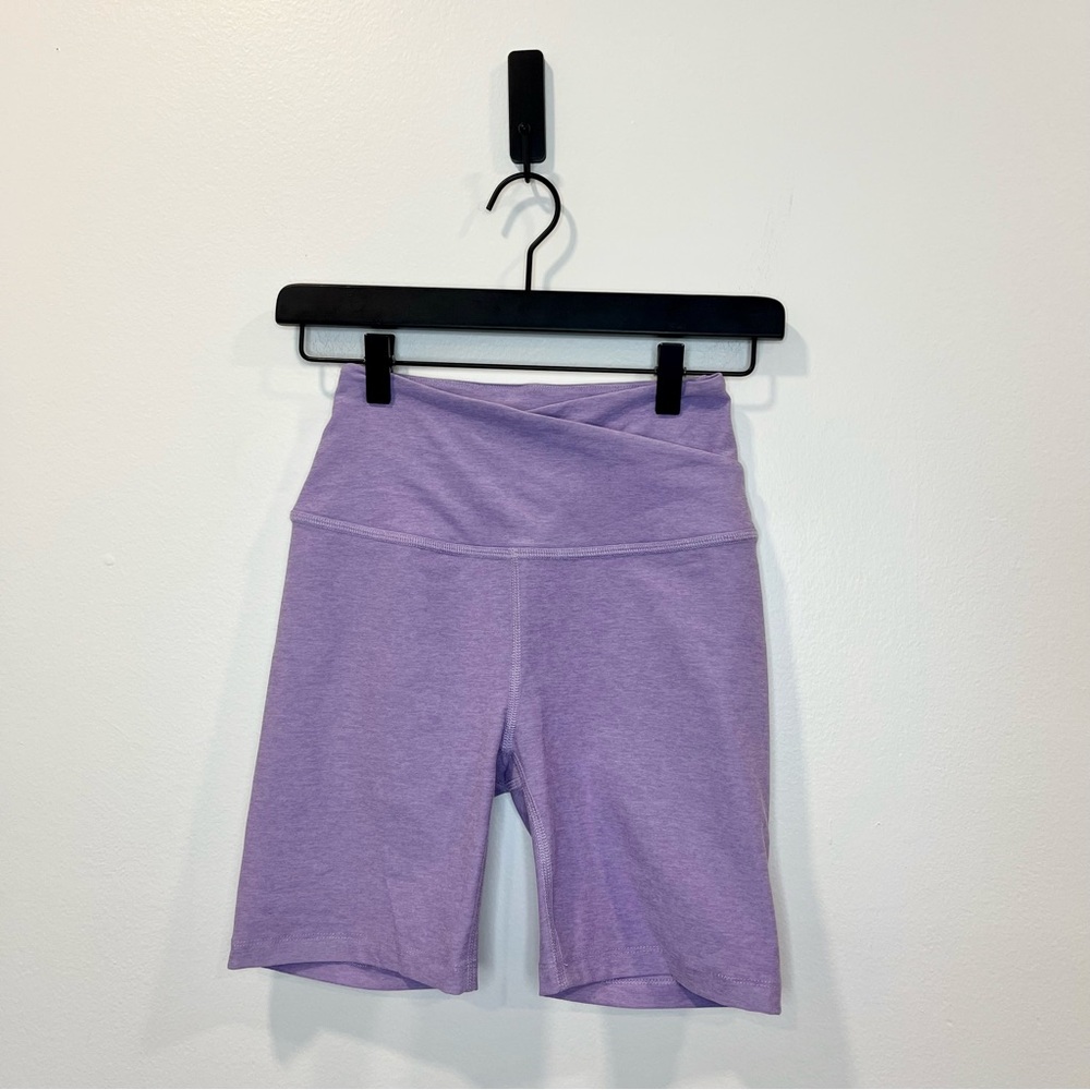 Beyond Yoga At Your Leisure Space Dye High Waist Yoga Bike Shorts Small